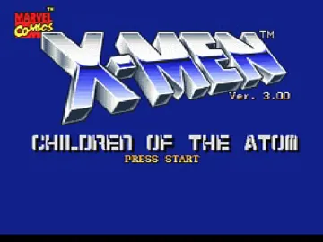 X-Men - Children of the Atom (US) screen shot title